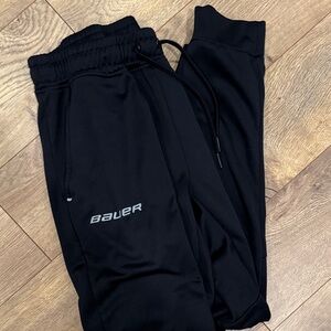 Bauer Black fleece lined joggers men’s small